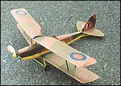 DH-82 Tiger Moth rozpt 470mm pro motor GM63 hmotnost 49g, rozpt 597mm pro motor Modela hmotnost 68g.